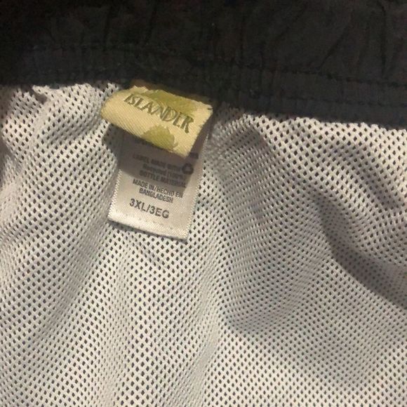 Islander swim shorts black size 3xb - Picture 5 of 6